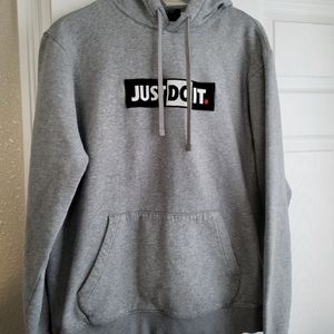 Just do it hoodie size large